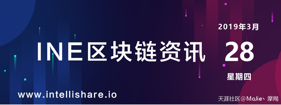 INE·区块链资讯 | 3月28号 星期四